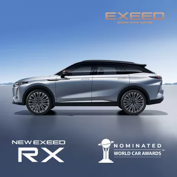 22092025-EXEED-RX-3 EXEED RX: Elegancia y potencia nominadas al World Car Awards 2026