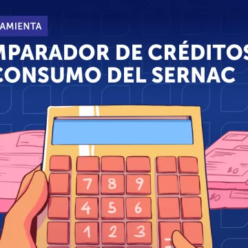Comparador de créditos de consumo del SERNAC: más de 132 mil pesos de diferencia en préstamo de 1 millón a 12 meses plazo